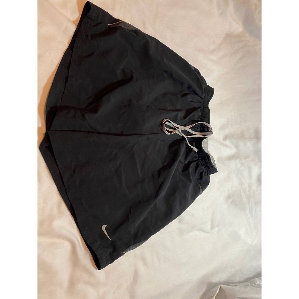 Nike Dri-FIT Running Shorts Womens Small Black Lined Athletic Gym Training